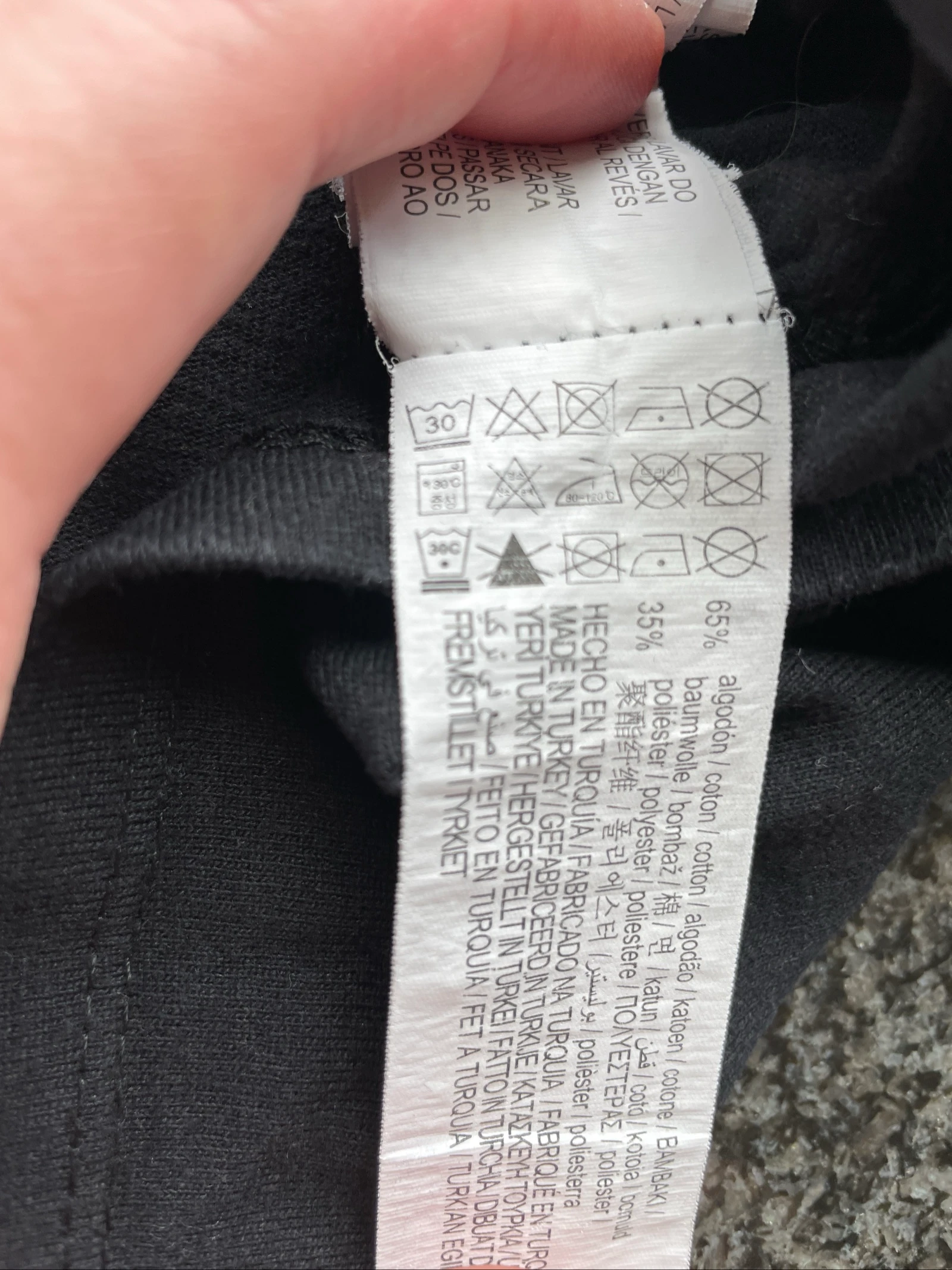 T-shirt Pull and bear noir taille M – photo 3